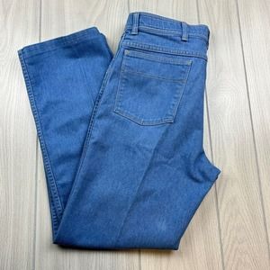 Vintage 80s 90s Wrangler 85498LB Blue Denim Jeans Men’s Tag 36 x 32 Western